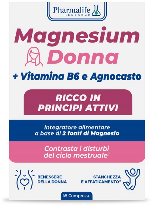 MAGNESIUM DONNA 45 COMPRESSE PHARMALIFE RESEARCH Srl