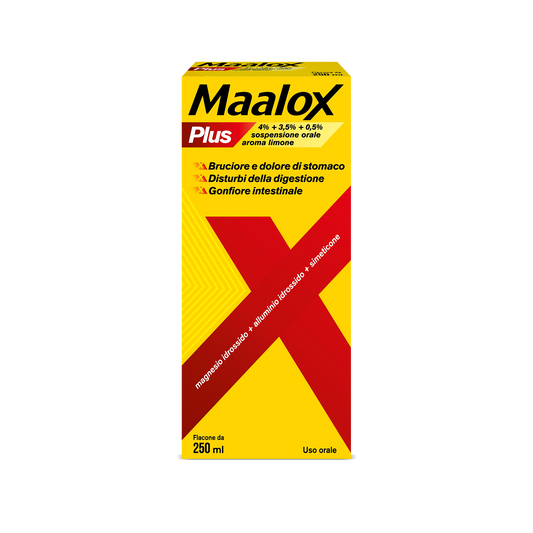 MAALOX PLUS*OS SOSP 4+3,5+0,5%