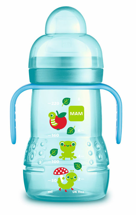 MAM TRAINER 220 ML 4+ BECCUCCIO SOFT SILICONE FEMMINA BAMED BABY ITALIA Srl