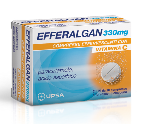 EFFERALGAN*20CPR EFF 330+200MG UPSA ITALY Srl