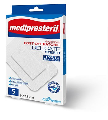 MEDICAZIONE MEDIPRESTERIL POST OPERATORIA DELICATA STERILE 8X10 4 PEZZI