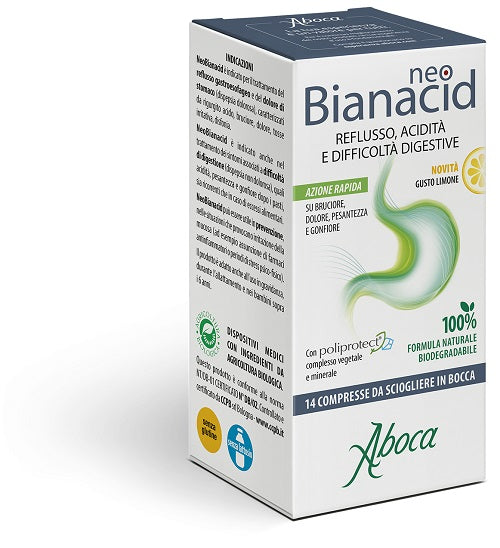 NEOBIANACID 14 COMPRESSE LIMONE ABOCA SpA SOCIETA' AGRICOLA