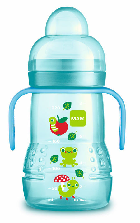 MAM TRAINER 220 ML 4+ BECCUCCIO SOFT SILICONE MASCHIO