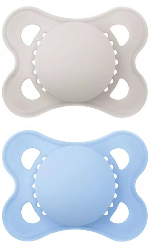 MAM SUCCHIETTO ORIGINAL 2-6 MESI SILICONE MASCHIO 2 PEZZI