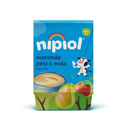 NIPIOL OMOGENEIZZATO MERENDA PERA MELA 2 PEZZI DA 100 G