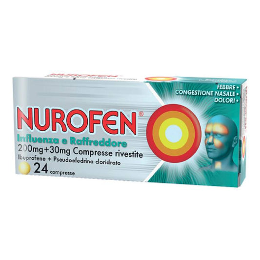 NUROFEN INFLUENZA RAFFR*24CPR RECKITT BENCKISER H.(IT.) SpA