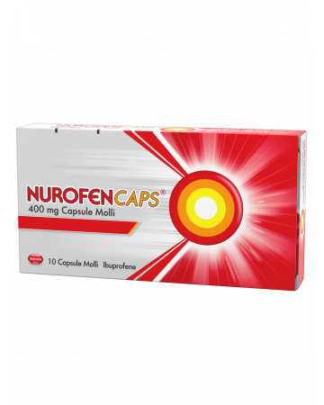 NUROFENCAPS*10CPS MOLLI 400MG RECKITT BENCKISER H.(IT.) SpA
