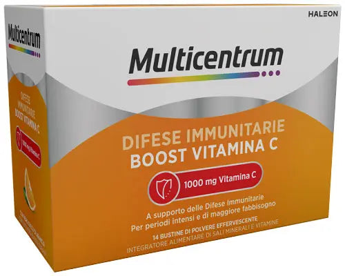 MULTICENTRUM DIFESE IMMUNITARIE BOOST VITAMINA C 14 BUSTINE HALEON ITALY Srl