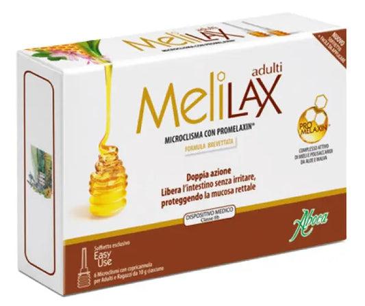 MELILAX ADULTI MICROCLISMI 6 PEZZI 10 G ABOCA SpA SOCIETA' AGRICOLA