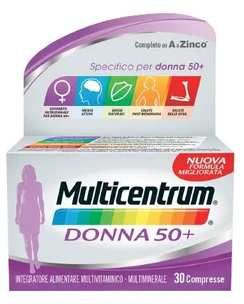 MULTICENTRUM DONNA 50+ 30 COMPRESSE HALEON ITALY Srl
