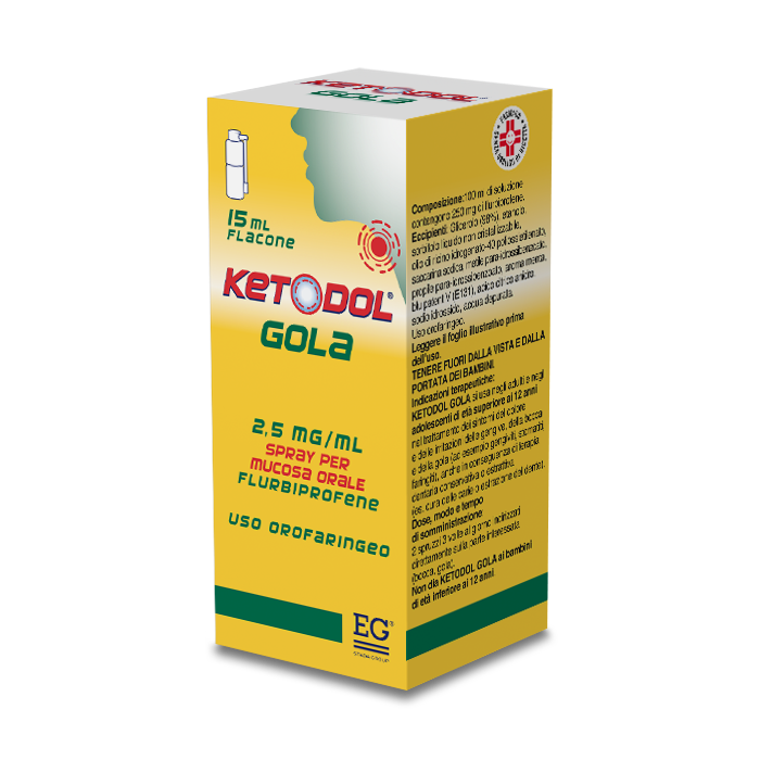 KETODOL GOLA*OS SPRAY 15ML EPIFARMA Srl