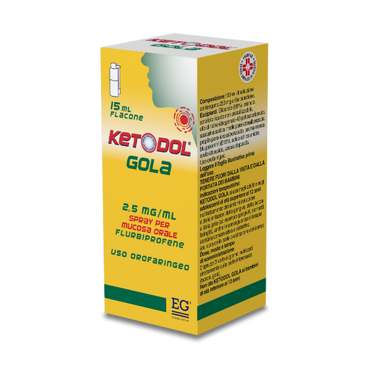 KETODOL GOLA*OS SPRAY 15ML EPIFARMA Srl