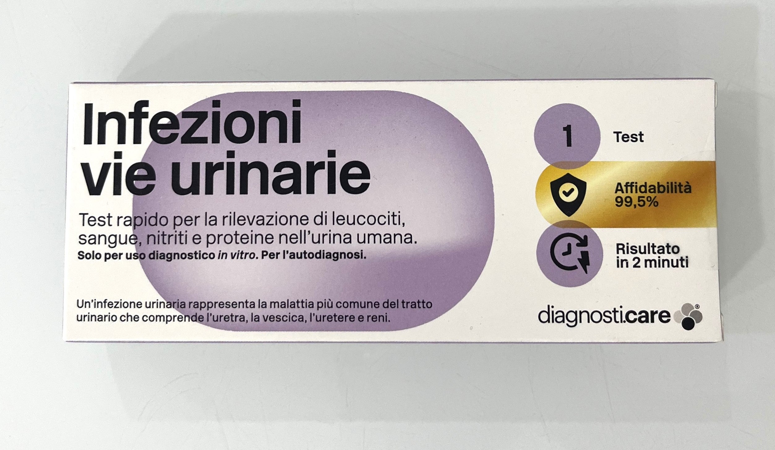 SELF TEST INFEZIONE VIE URINARIE DIAGNOSTI CARE PM2 SERVICES Srl