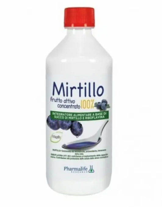 MIRTILLO 100% FRUTTO ATTIVO CONCENTRATO 500 ML PHARMALIFE RESEARCH Srl