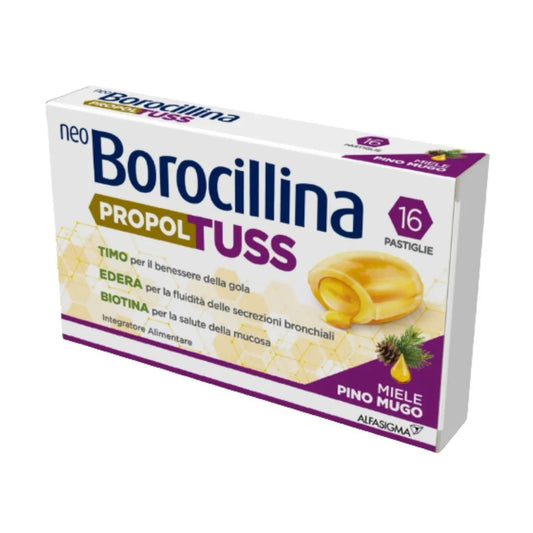 NEOBOROCILLINA PROPOLTUSS 16 PASTIGLIE