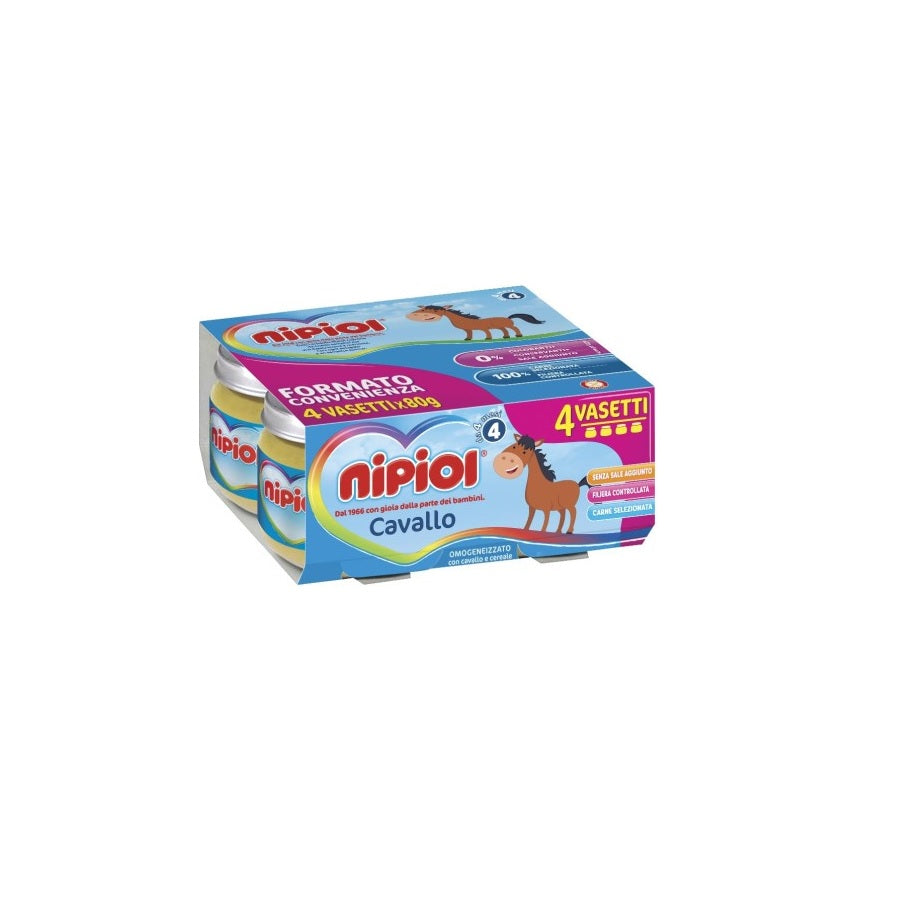 NIPIOL OMOGENEIZZATO CAVALLO 4 X 80 G