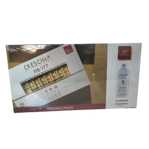 CRESCINA COFANETTO BASE HB 177 500 UOMO 20 FIALE + SHAMPOO OMAGGIO 200 ML LABO INTERNATIONAL Srl