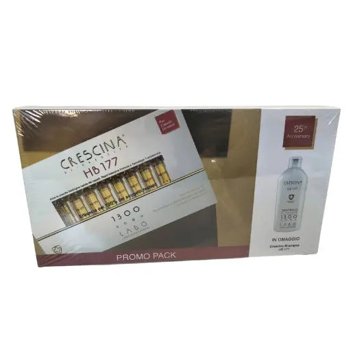 CRESCINA COFANETTO BASE HB 177 1300 UOMO 20 FIALE + SHAMPOO OMAGGIO 200 ML LABO INTERNATIONAL Srl