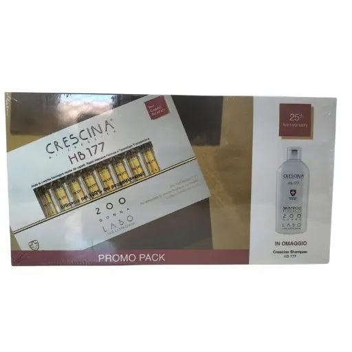 CRESCINA COFANETTO BASE HB 177 200 DONNA 20 FIALE + SHAMPOO OMAGGIO 200 ML LABO INTERNATIONAL Srl