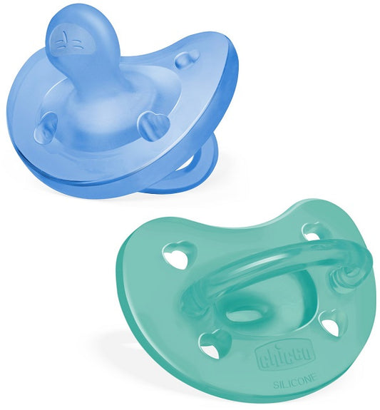 CHICCO GOMMOTTO SILICONE AZZURRO 16-36 MESI 2 PEZZI CHICCO (ARTSANA SpA)