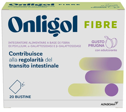 ONLIGOL FIBRE PRUGNA 20 BUSTINE ALFASIGMA SpA