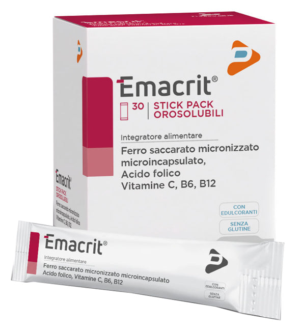 EMACRIT OROSOLUBILE 30 STICK PACK PHARMA LINE Srl