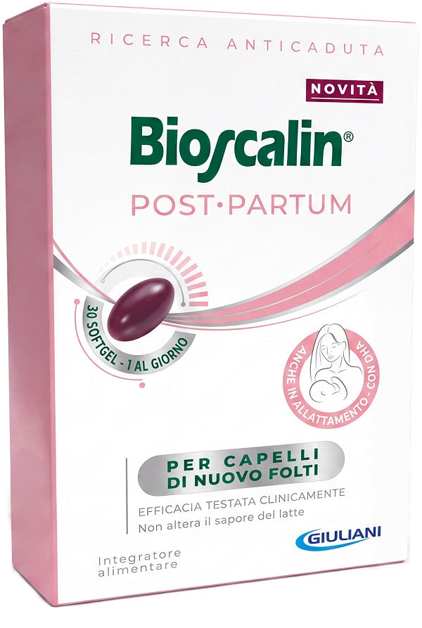 BIOSCALIN POST PARTUM 30 SOFTGEL NATURALMENTE PRIVO DI LATTOSIO SENZA GLUTINE