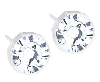 ORECCHINI STERILI MEDICAL PL NEW 6MM CRYSTAL 2 PEZZI