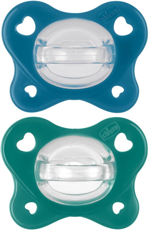 CHICCO DUAL SOFT SUCCHIETTO AZZURRO 16-36 MESI 2 PEZZI CHICCO (ARTSANA SpA)