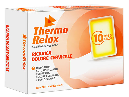 THERMORELAX RICARICA PER FASCIA DOLORE CERVICALE 6 DISPOSITIVI AUTORISCALDANTI ALSIPHARMA Srl