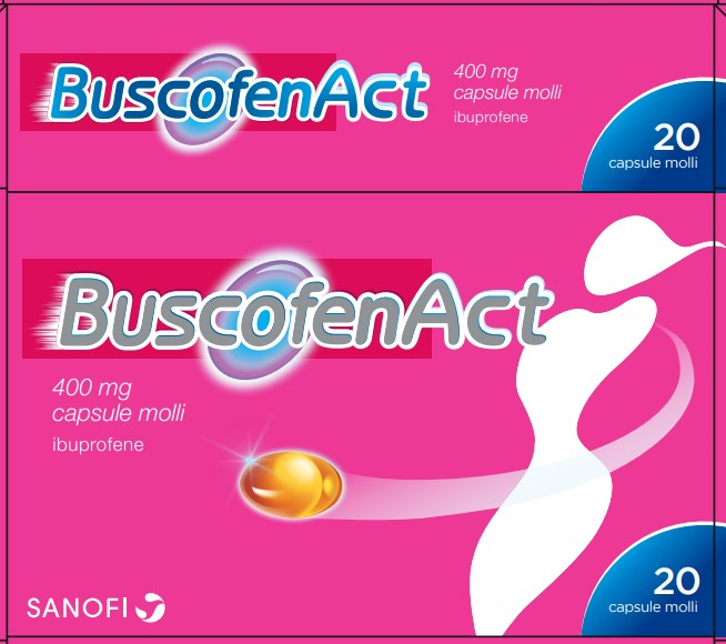 BUSCOFENACT*20CPS 400MG OPELLA HEALTHCARE ITALY Srl