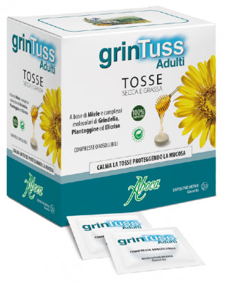 GRINTUSS ADULTI 20 COMPRESSE CON POLIRESIN 1,5 G ABOCA SpA SOCIETA' AGRICOLA