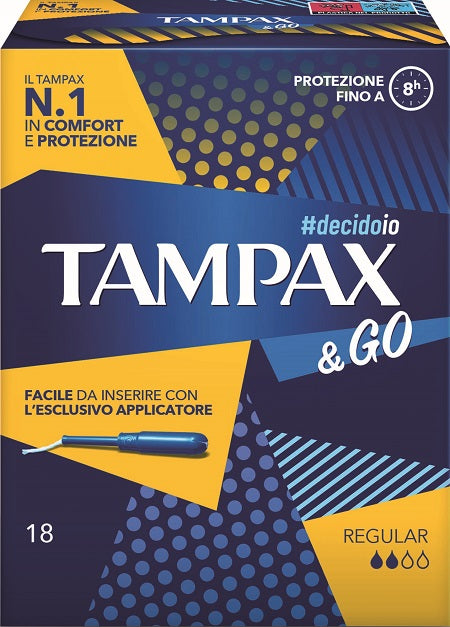 TAMPAX &GO REGULAR 18 PEZZI FATER SpA