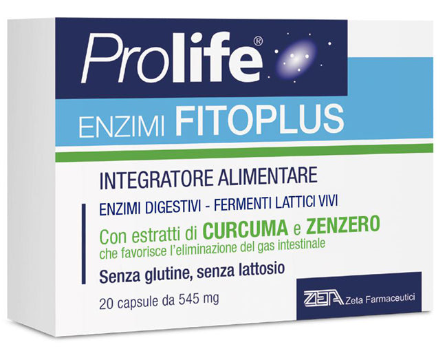 PROLIFE ENZIMI FITOPLUS 20 CAPSULE ZETA FARMACEUTICI SpA