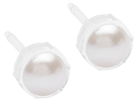BLOMDAHL GIOIELLO MP BEZEL PEARL 6 MM WHITE B47 1 COPPIA