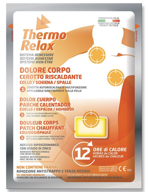 CEROTTO RISCALDANTE DOLORE CORPO THERMORELAX ALSIPHARMA Srl