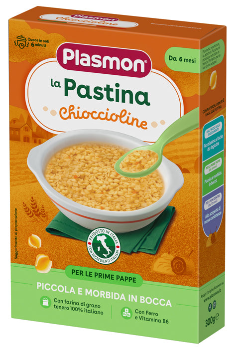 PLASMON PASTA CHIOCCIOLINE 300 G PLASMON (HEINZ ITALIA SpA)