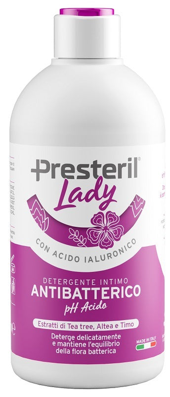 PRESTERIL LADY DETERGENTE INTIMO ANTIBATTERICO/PH ACIDO 500  ML