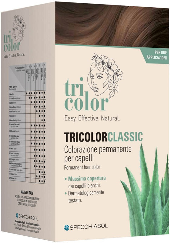 TRICOLOR CLASSIC 5,4 RAME 2 TUBI 50 ML + 2 SHAKER 50 ML + 4 BUSTINE 8 ML