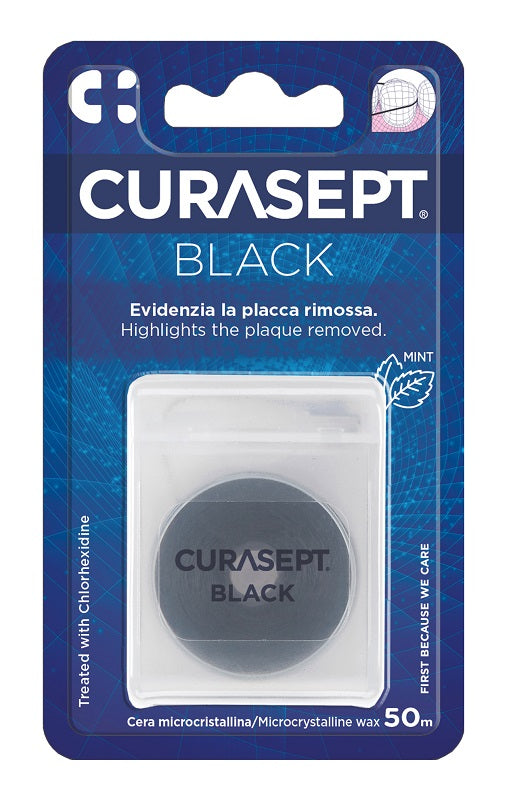 CURASEPT FLOSSLINE BLACK CLOREXIDINA