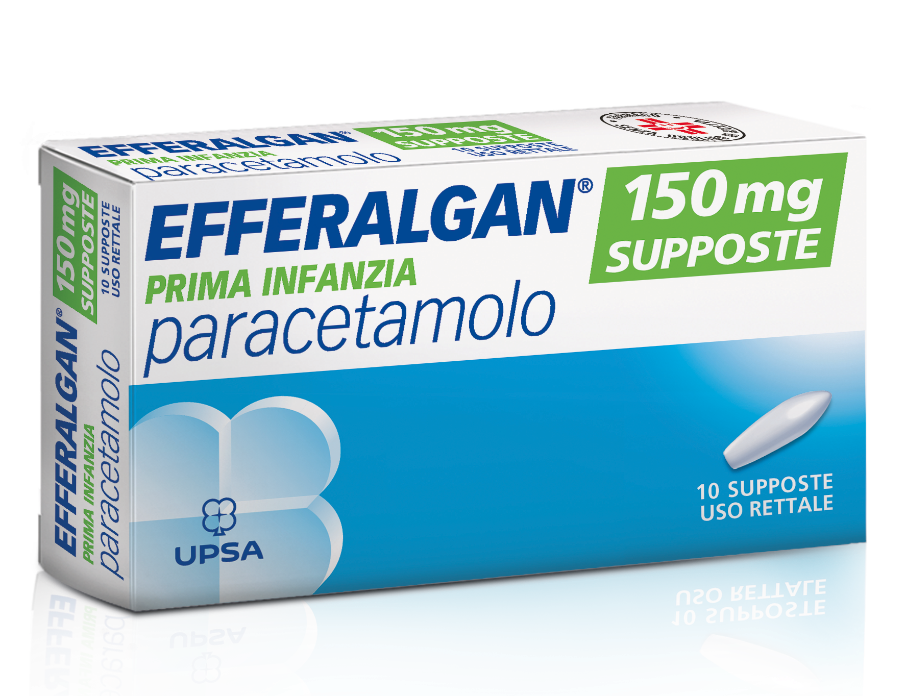 EFFERALGAN*10SUPP 150MG UPSA ITALY Srl