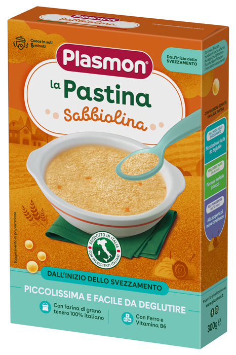 PLASMON PASTA SABBIOLINA 300 G PLASMON (HEINZ ITALIA SpA)