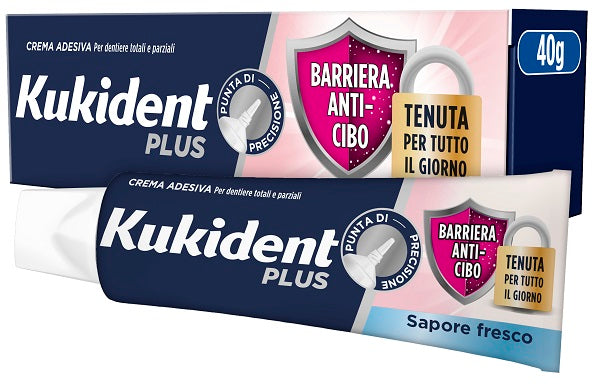 KUKIDENT PLUS BARRIERA ANTI-CIBO FRESCO CREMA ADESIVA DENTIERE 40 G PROCTER & GAMBLE SRL