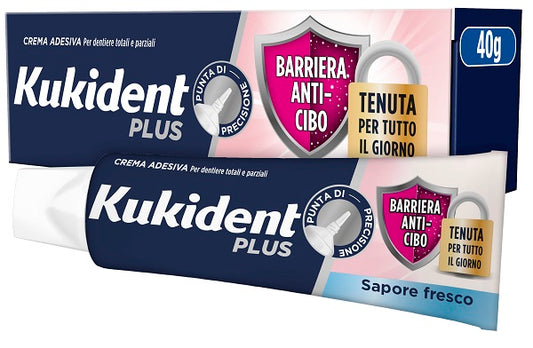 KUKIDENT PLUS BARRIERA ANTI-CIBO FRESCO CREMA ADESIVA DENTIERE 40 G PROCTER & GAMBLE SRL