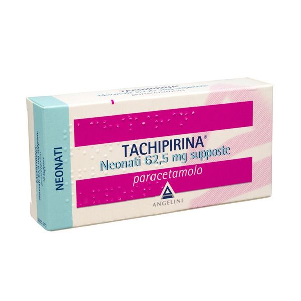 TACHIPIRINA*NEO 10SUPP 62,5MG ANGELINI (A.C.R.A.F.) SpA