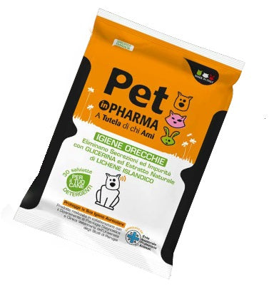 PET IN PHARMA SALVIETTINE ORECCHIE CANE 30 PEZZI DIVA INTERNATIONAL Srl