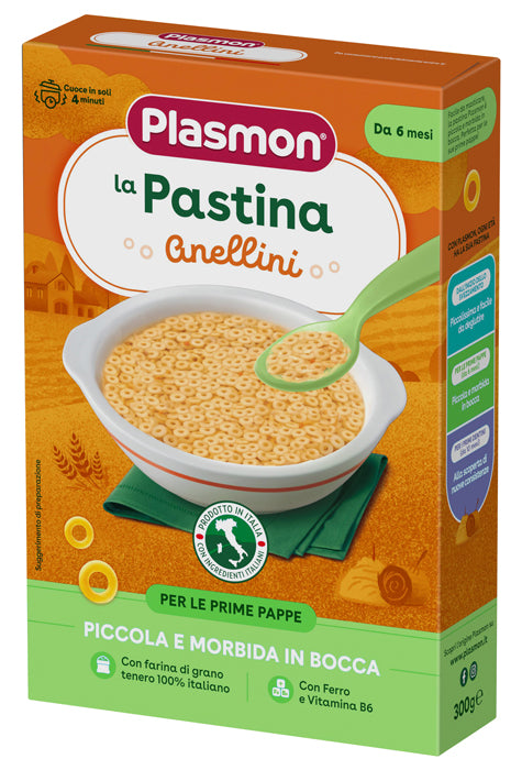PLASMON PASTA ANELLINI 300 G PLASMON (HEINZ ITALIA SpA)