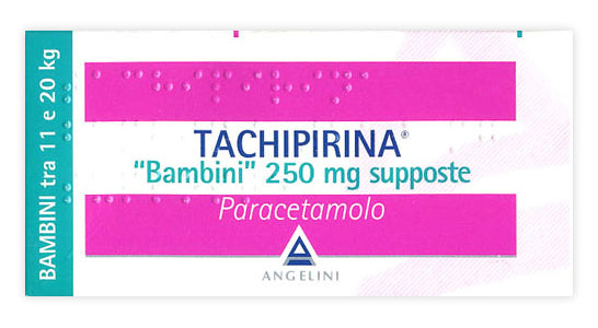 TACHIPIRINA*BB 10SUPP 250MG ANGELINI (A.C.R.A.F.) SpA