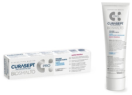 CURASEPT BIOSMALTO MOUSSE CARIE FRAGOLA 50 ML