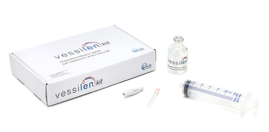KIT VESSILEN 50 ML CON SIRINGA 50 ML, AGO E LUER LOCK ADAPTER